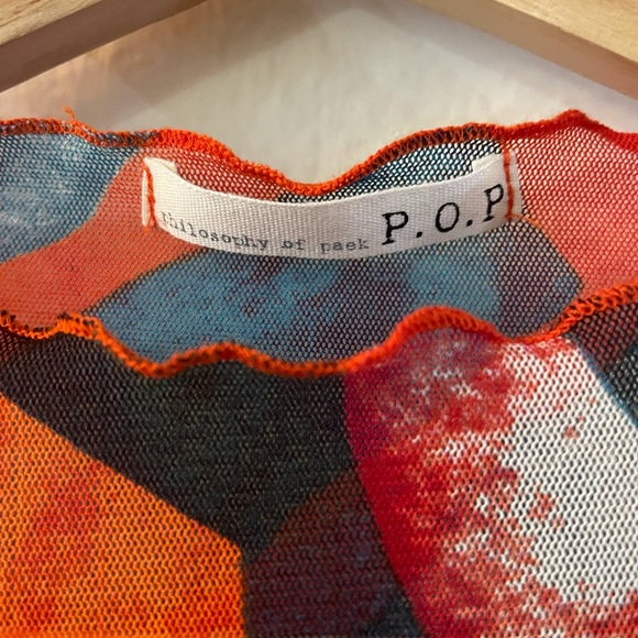 Sheer Patterned Dress - Picture 3 of 5